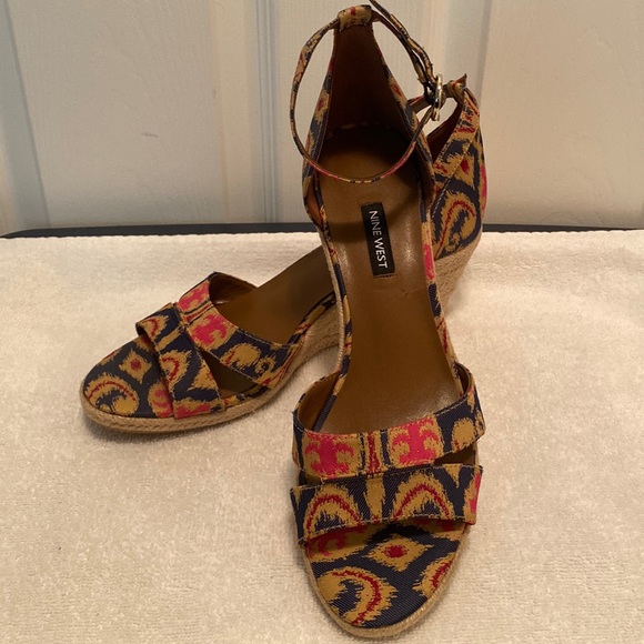 Nine West Shoes - Nine West Aztec Style Wedges…size 10 1/2 M